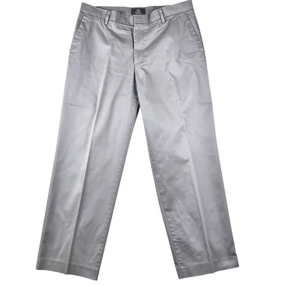 Dockers Other - Dockers Pants Mens‎ 35x29 Gray Classic Fit Iron Free Khaki Trousers Flat Front
